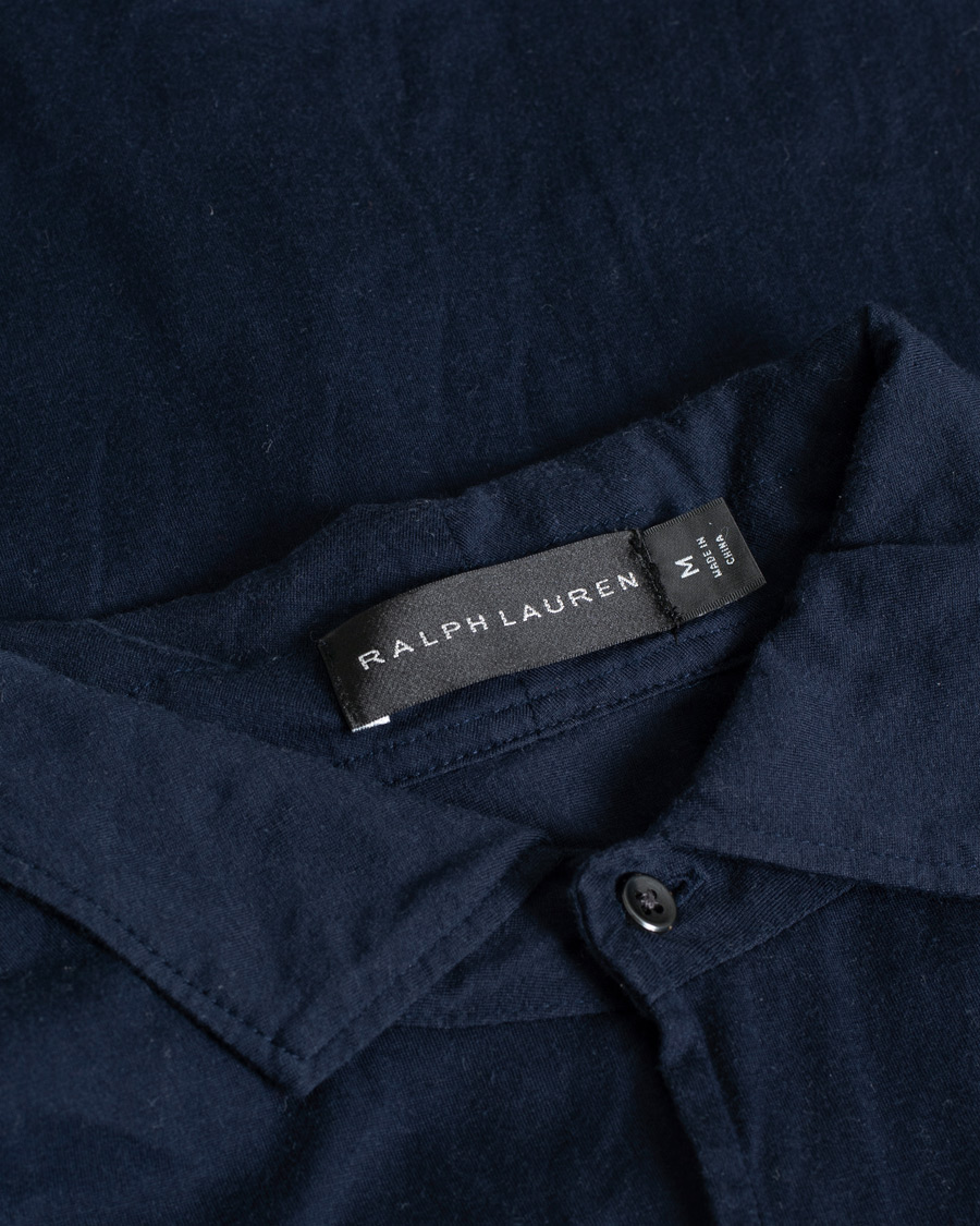 Men | Shirts | Pre-owned | Ralph Lauren Black Label Jesery Shirt Navy M
