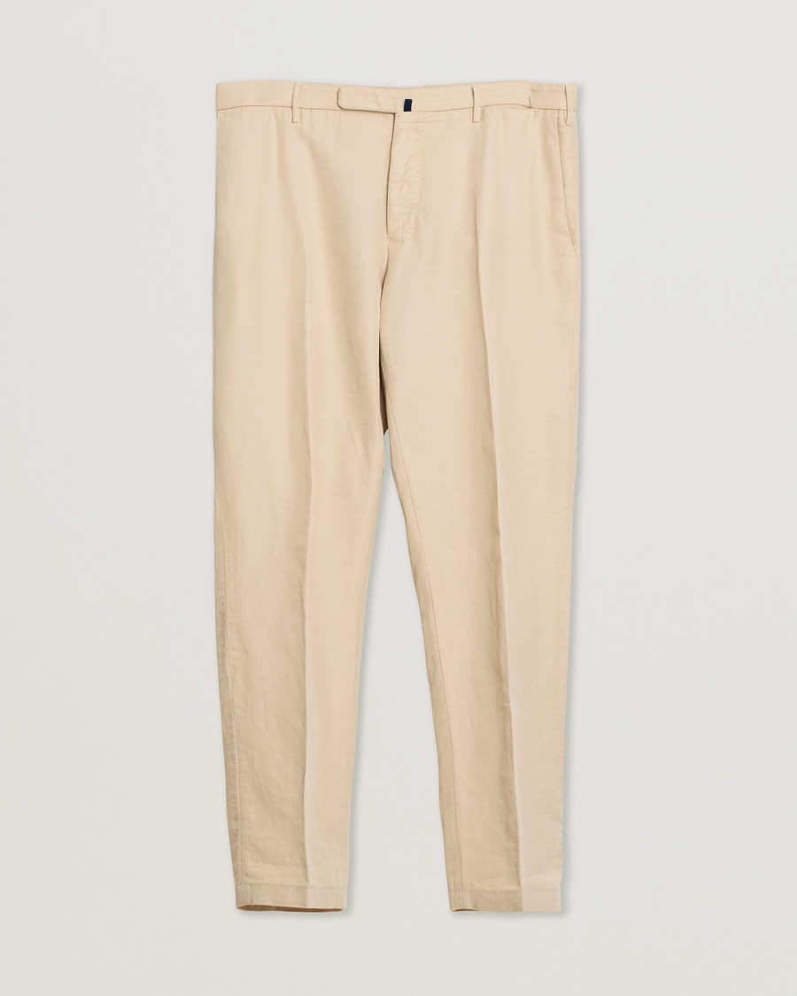 Men | Trousers | Pre-owned | Incotex Slim Fit Chinolino Trousers Light Beige