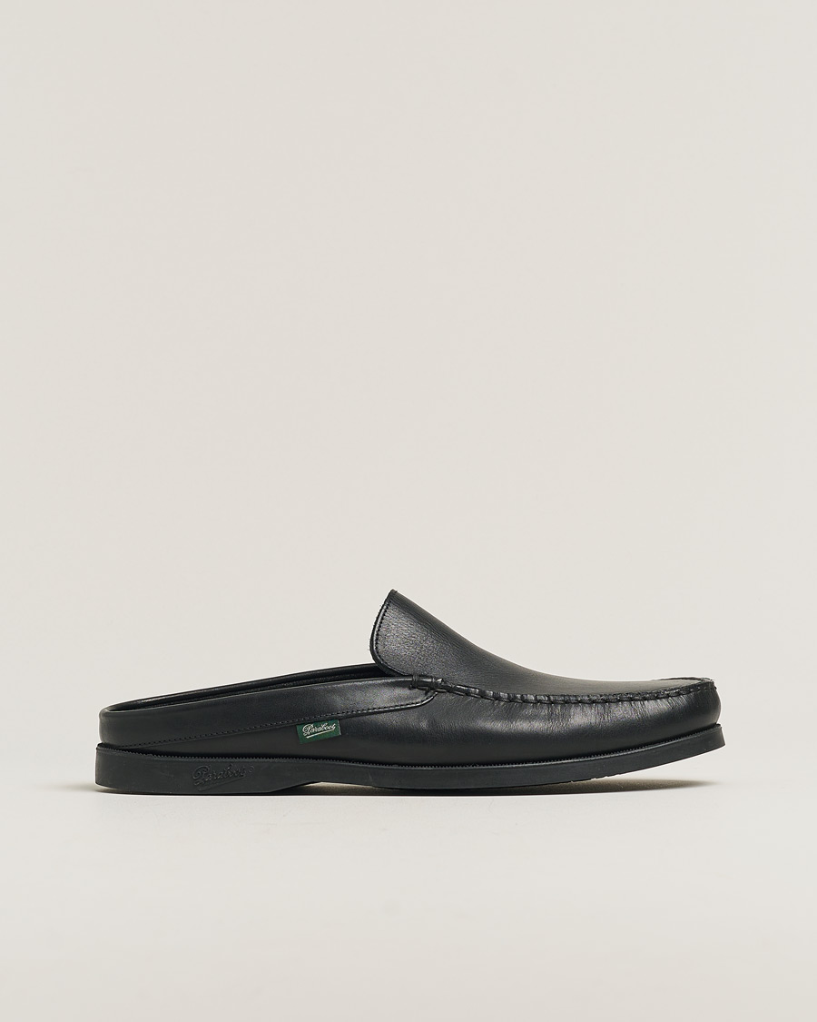 Men | Paraboot Bahamas Slipper Black | Pre-owned | Paraboot Bahamas Slipper Black