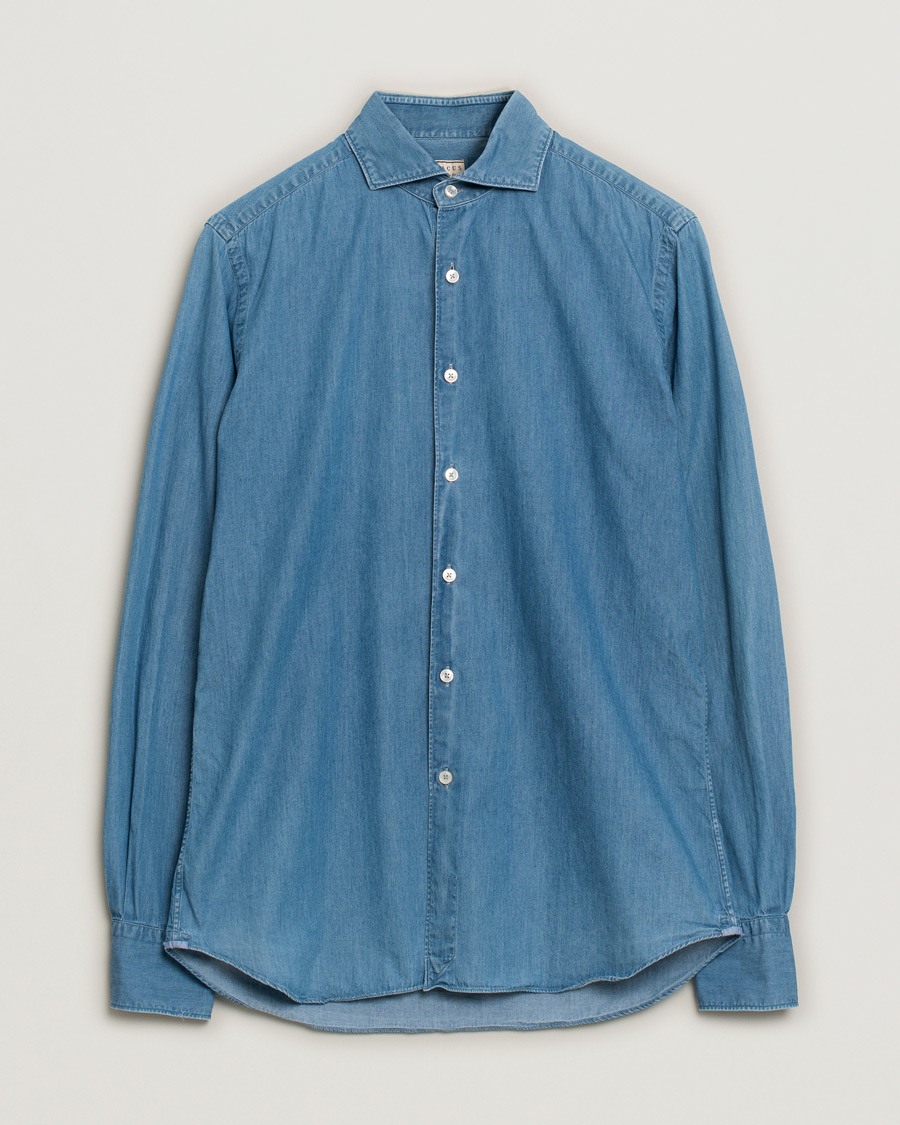 Men | Shirts | Pre-owned | Xacus Denim Shirt Medium Blue 39