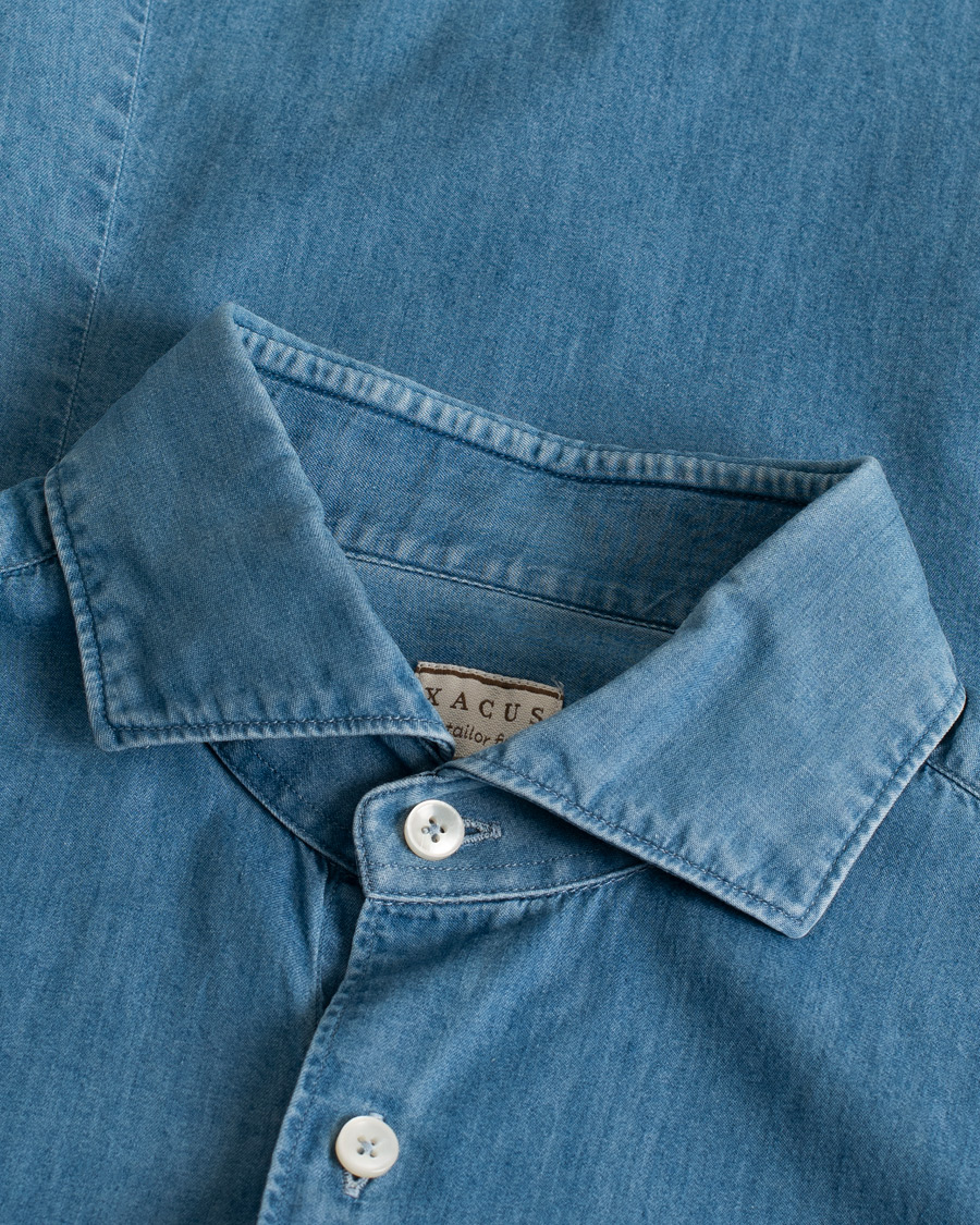 Men | Shirts | Pre-owned | Xacus Denim Shirt Medium Blue 39