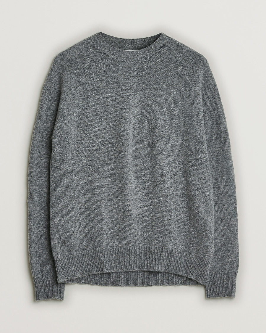Men | Pre-owned Sweaters & Knitwear | Pre-owned | Jil Sander Cashmere/Merino Round Neck Sweater Grey Melange