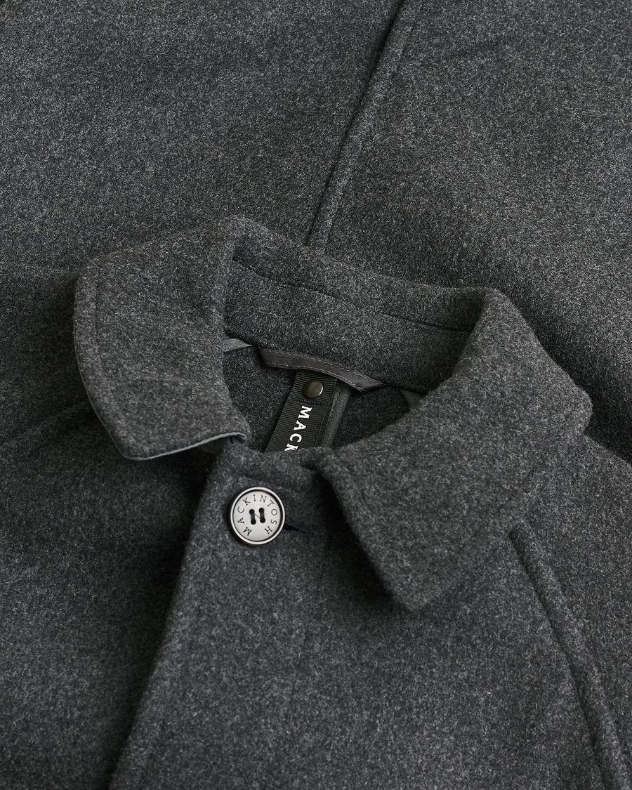 Men | Pre-owned Coats & Jackets | Pre-owned | Mackintosh Boston Wool Overcoat Grey M