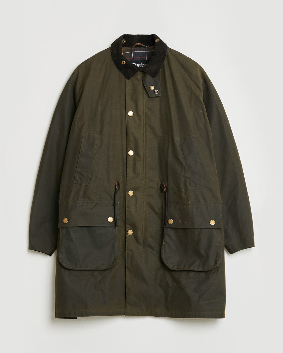 Men | Pre-owned Coats & Jackets | Pre-owned | Barbour Heritage Bedale Wax Trench Coat Olive M