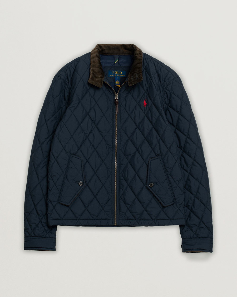 Men | Polo Ralph Lauren Quilted Jacket Navy S | Pre-owned | Polo Ralph Lauren Quilted Jacket Navy S