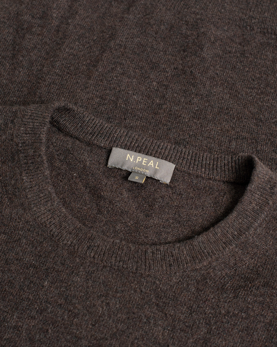 Men | Sweaters & Knitwear | Pre-owned | N. Peal Cashmere Knit Crew Neck Brown S