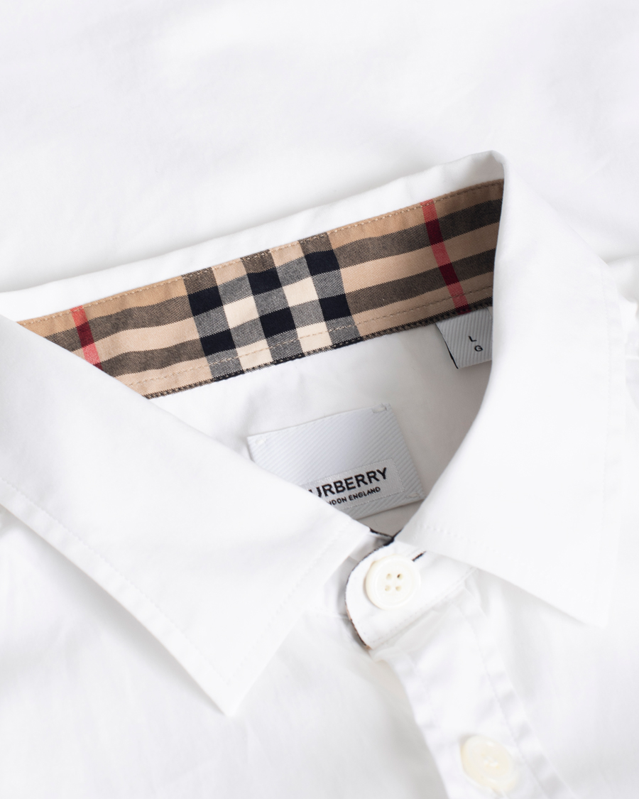 Men | Shirts | Pre-owned | Burberry Slim Fit Dress Shirt White L
