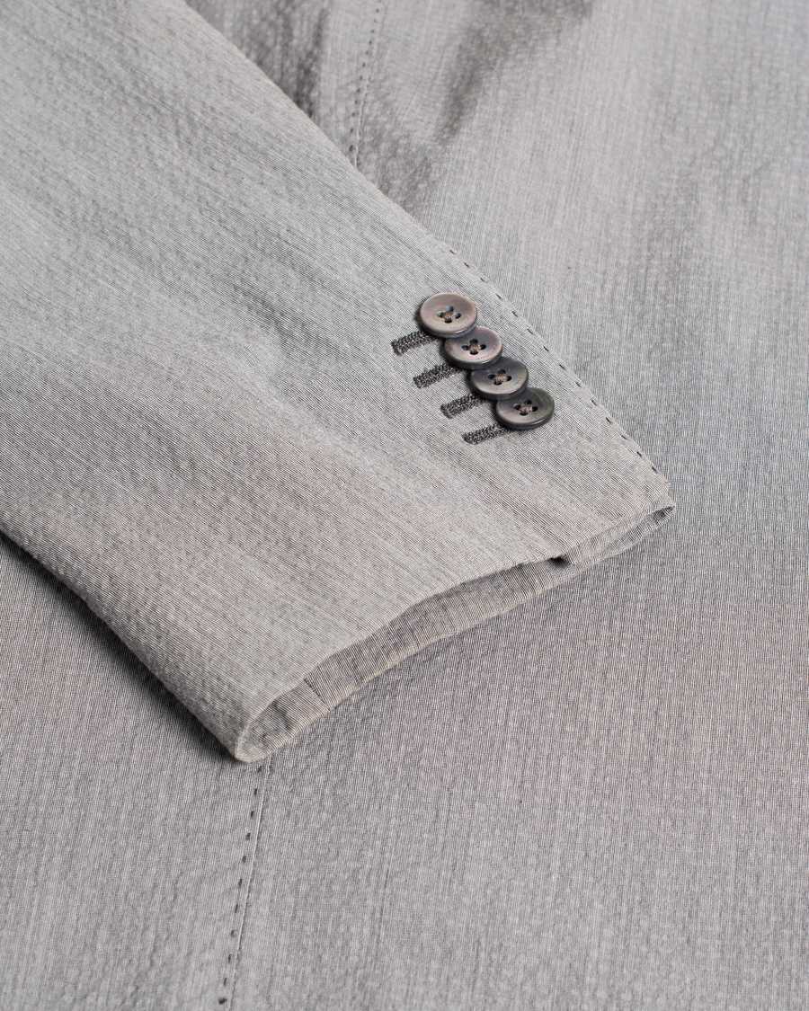 Men | Blazers | Pre-owned | Boglioli K Jacket Seersucker Blazer Grey 54