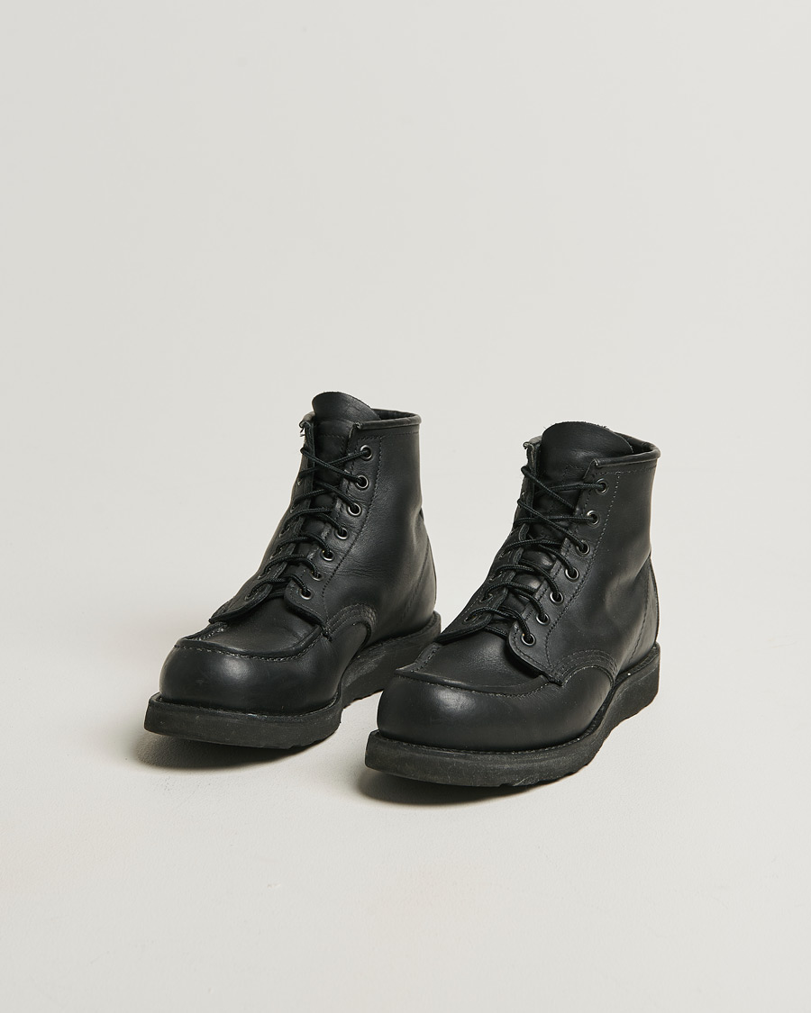 Men | Pre-owned Shoes | Pre-owned | Red Wing Shoes Moc Toe Boot Black Harness US8,5 - EU41,5