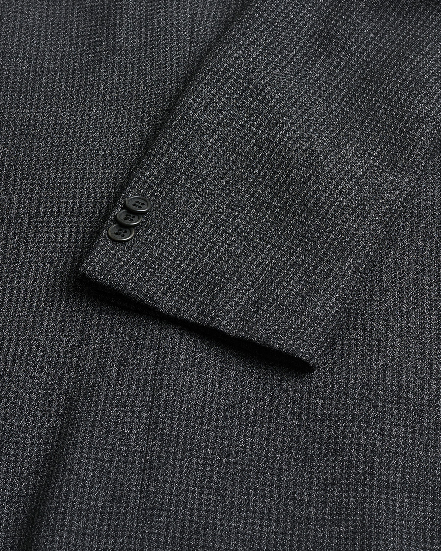 Men | Pre-owned Blazers | Pre-owned | Armani Collezioni Vintage Wool Blazer Dark Grey 48