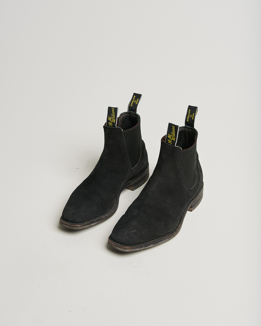 Men | Pre-owned Shoes | Pre-owned | R.M.Williams Craftsman G Boot Black Suede UK6,5 - EU40