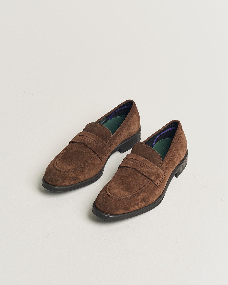 Men | Paul Smith Pierce Suede Loafer Dark Brown UK8 - EU42 | Pre-owned | Paul Smith Pierce Suede Loafer Dark Brown UK8 - EU42