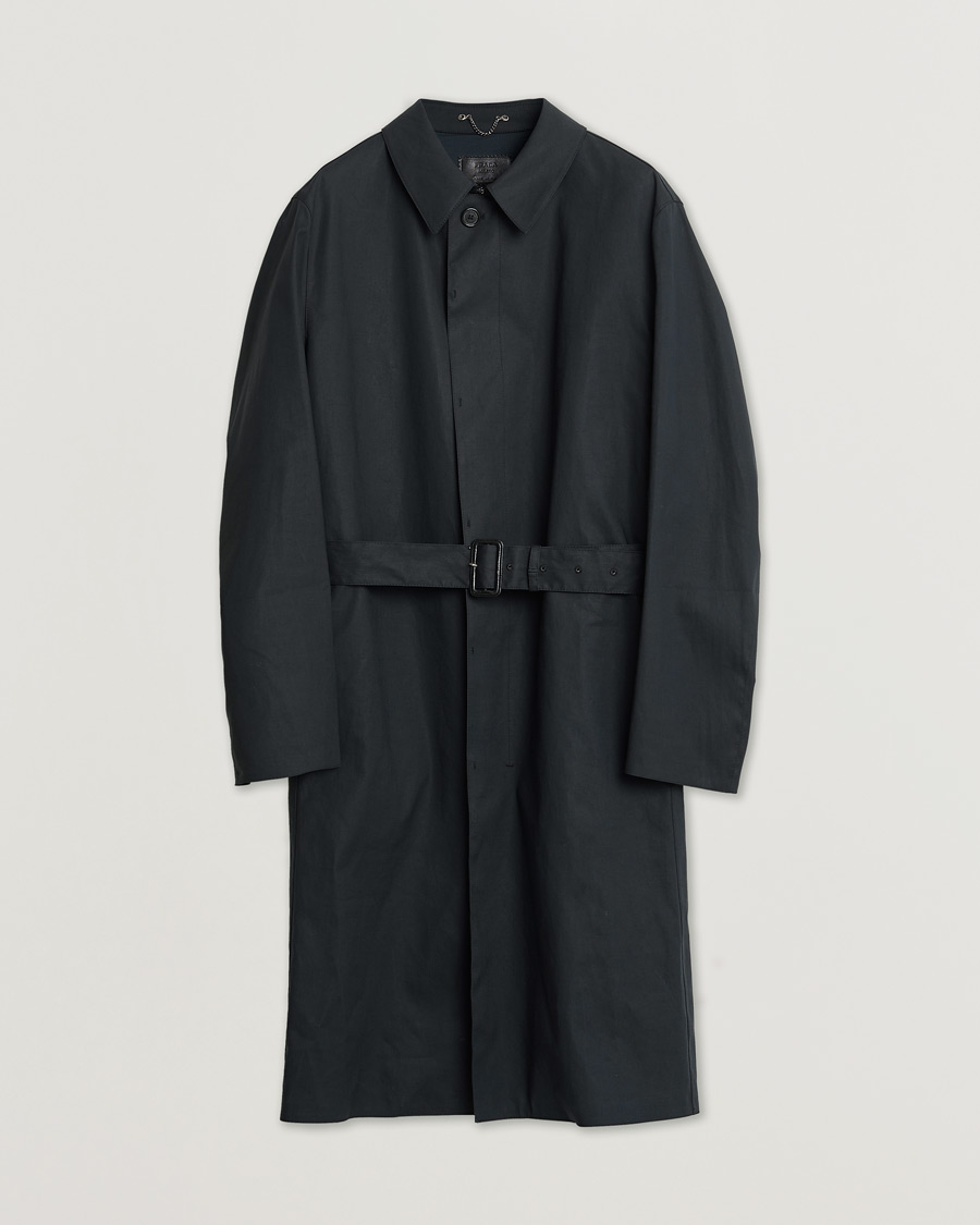 Men | Prada Water Repellent Car Coat Dark Navy XL | Pre-owned | Prada Water Repellent Car Coat Dark Navy XL