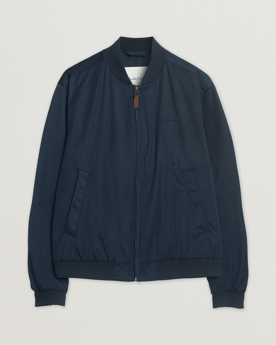 Men | Pre-owned Coats & Jackets | Pre-owned | GANT Bomber Jacket Evening Blue M