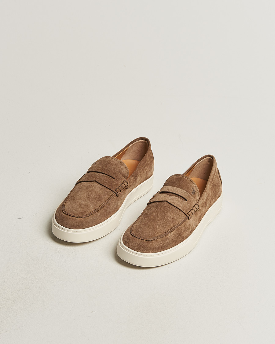 Men | Pre-owned Shoes | Pre-owned | Tod's Cassetta Loafer Brown Suede UK10 - EU44,5