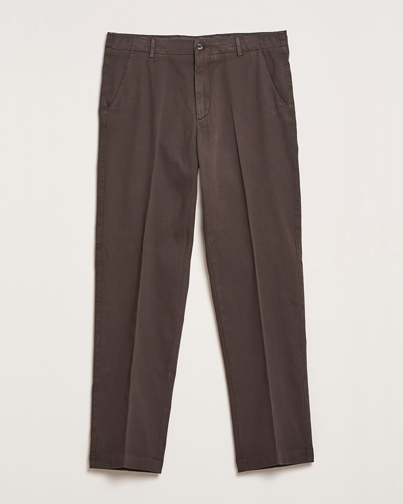 Men | Pre-owned Trousers | Pre-owned | Boglioli Regular Fit Cotton Chinos Brown 52