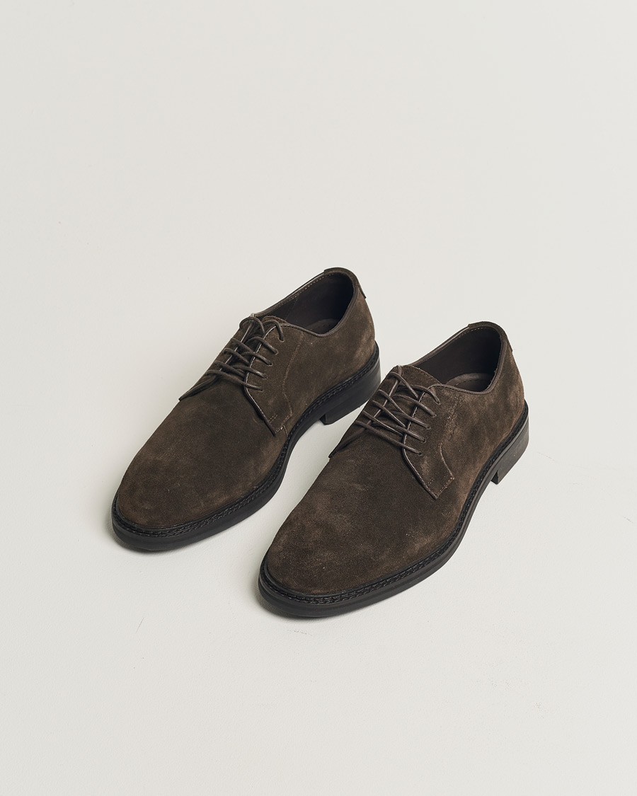 Men | GANT Bidford Suede Derby Ebony Brown | Pre-owned | GANT Bidford Suede Derby Ebony Brown