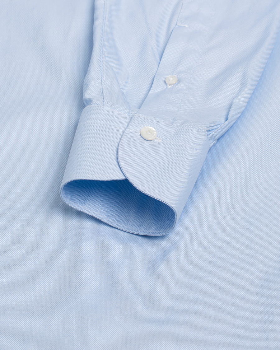 Men | Shirts | Pre-owned | Finamore Napoli Milano Slim Royal Oxford Dress Shirt Light Blue