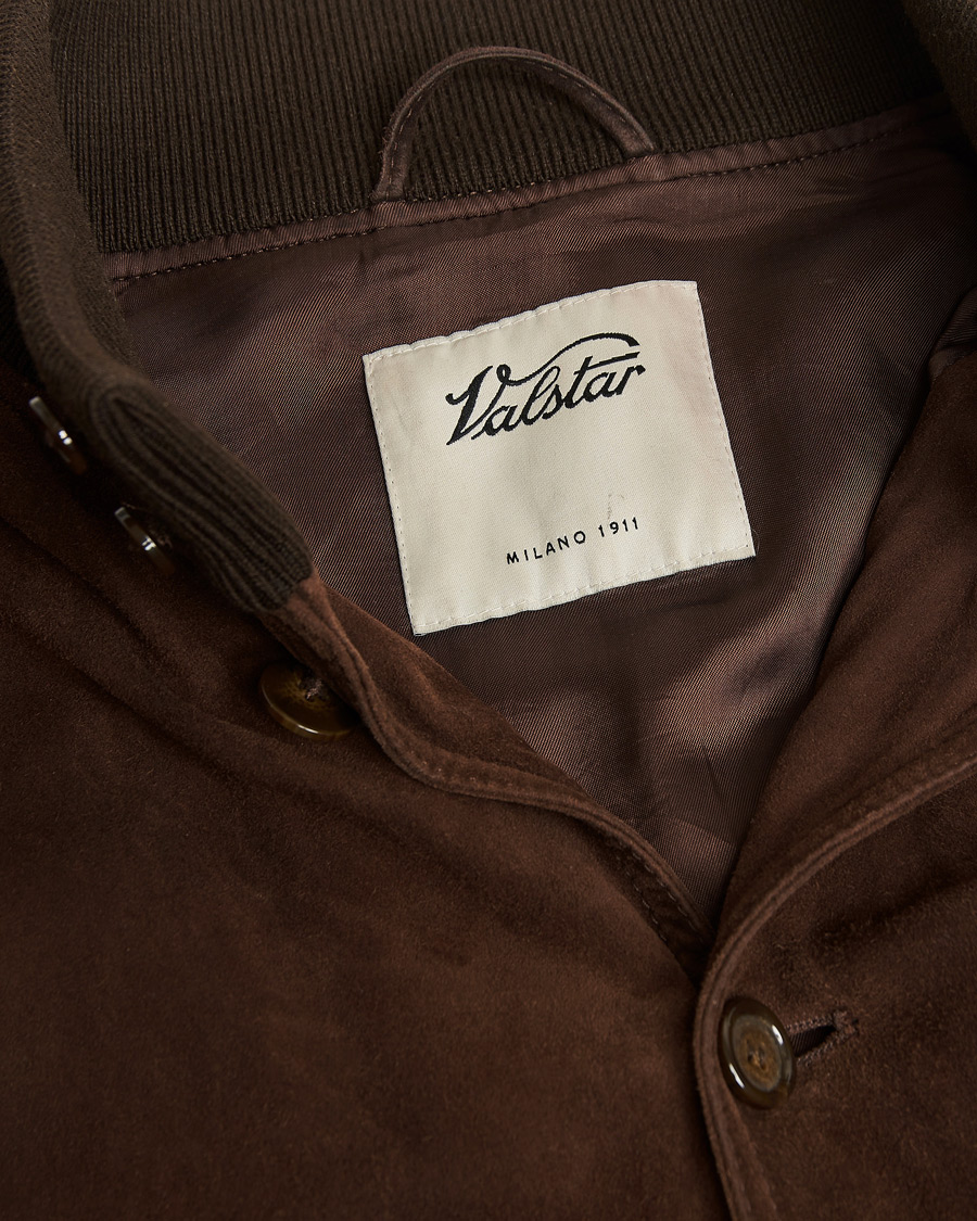 Men | Pre-owned Coats & Jackets | Pre-owned | Valstar Valstarino Suede Jacket Dark Brown 54