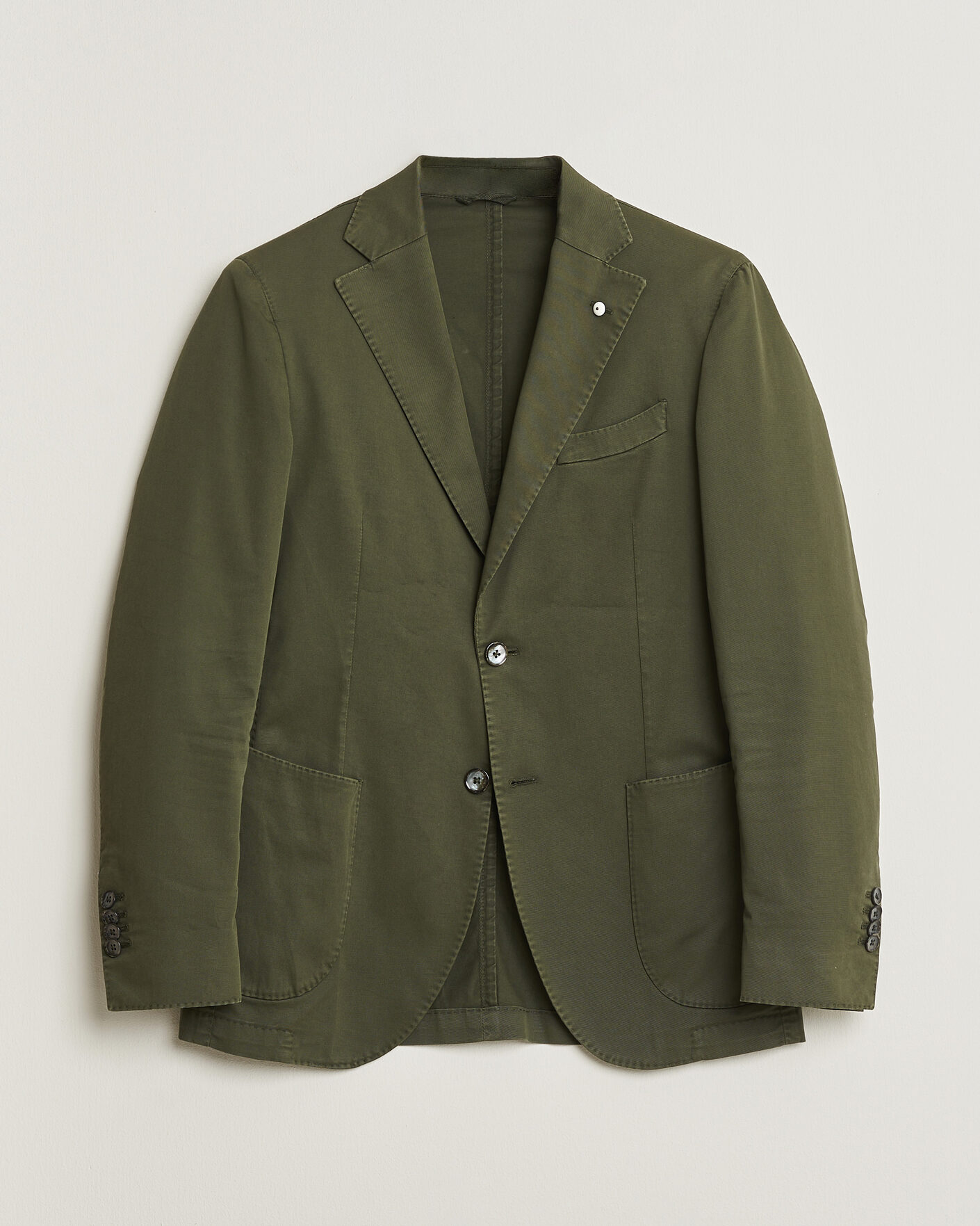 L.B.M. 1911 Jack Regular Fit Cotton Stretch Blazer Green 46 at