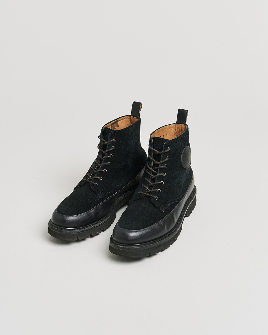 Men | Pre-owned Shoes | Pre-owned | Grenson Anton Suede Boot Black UK7 - EU41