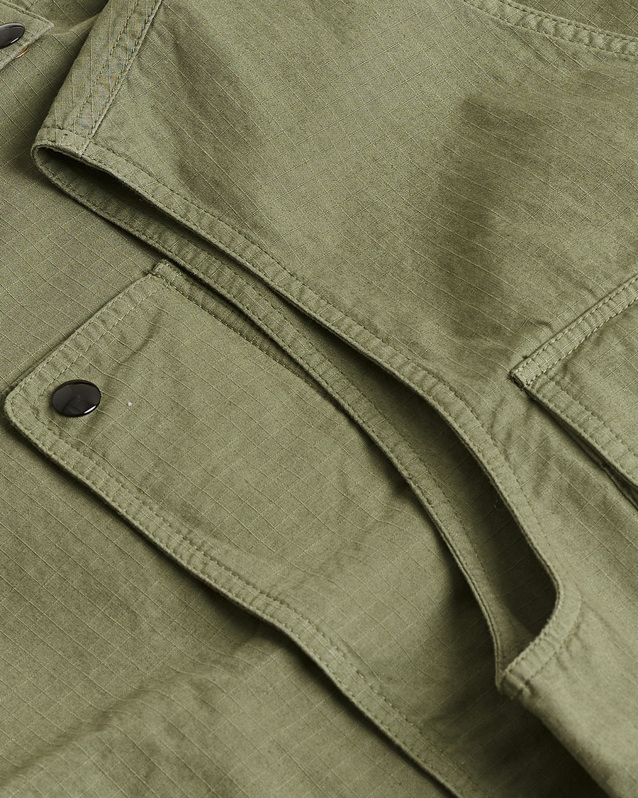 Men | Pre-owned Coats & Jackets | Pre-owned | Drake's Ripstop Utility Cotton Vest Green UK36 - EU46