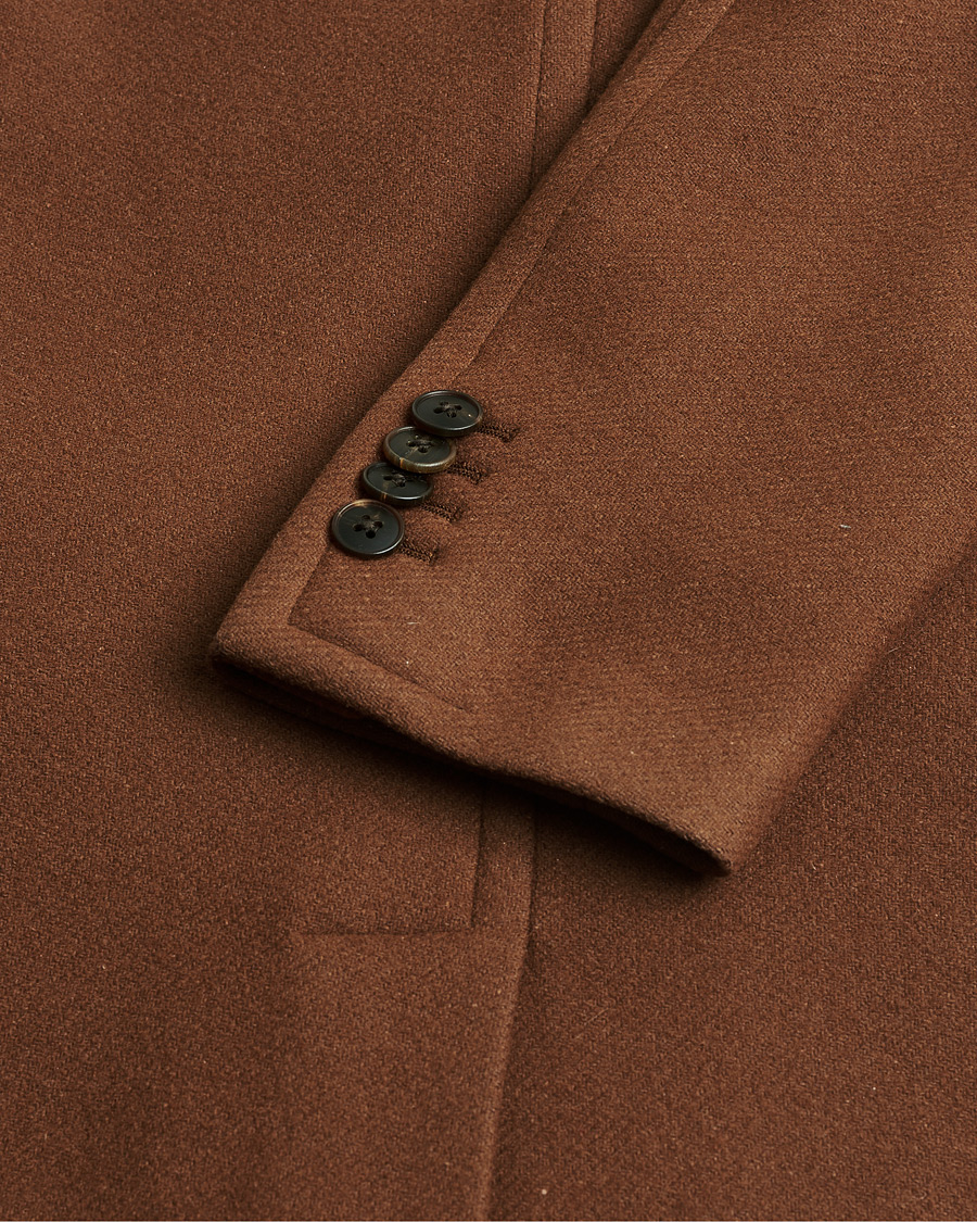 Men | Boglioli Double Breasted Wool Coat Rust Brown 46 | Pre-owned | Boglioli Double Breasted Wool Coat Rust Brown 46
