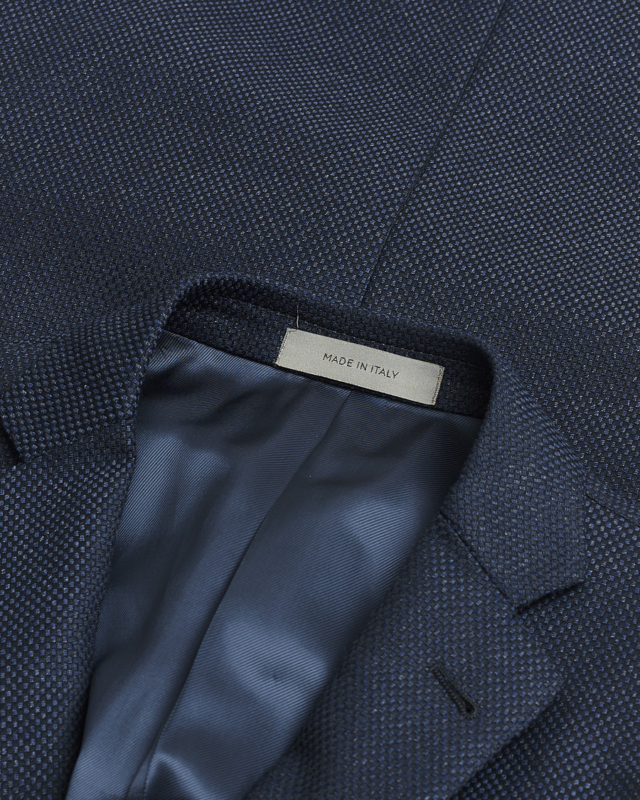 Men | Pre-owned Blazers | Pre-owned | Corneliani Wool & Cashmere Blazer Navy 50