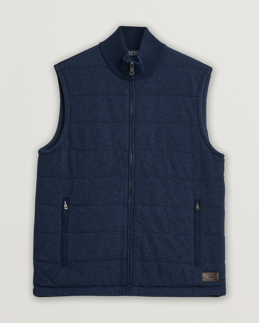 Men | Pre-owned Coats & Jackets | Pre-owned | Polo Golf Knitted Wool Vest Navy L