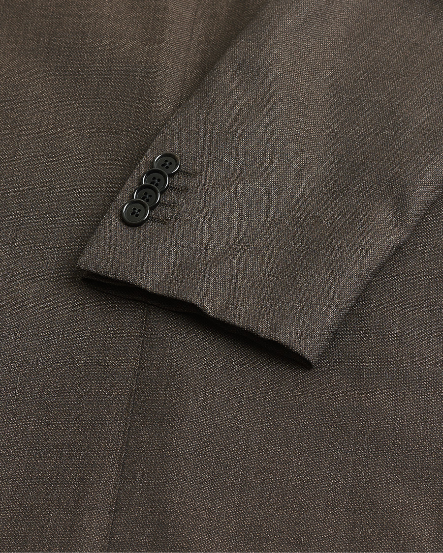 Men | Caruso Wool & Cashmere Suit Brown 48 | Pre-owned | Caruso Wool & Cashmere Suit Brown 48