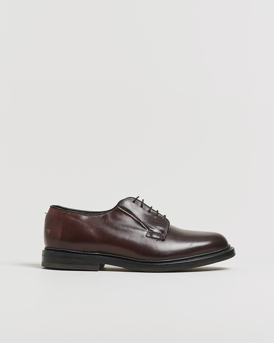 Men | Allen Edmonds Leeds Shell Cordovan Derby Burgundy US8,5 - EU42 | Pre-owned | Allen Edmonds Leeds Shell Cordovan Derby Burgundy US8,5 - EU42