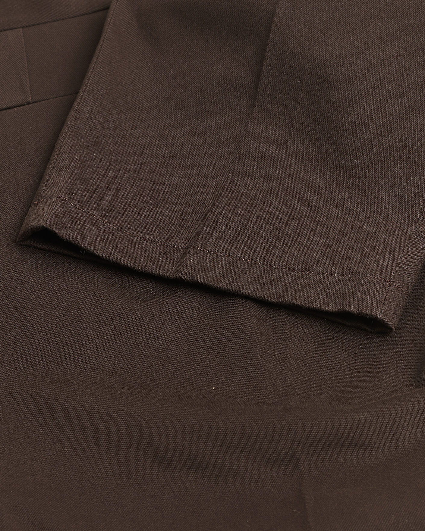 Men | Rubato High Waist Cotton Chino Brown 52 | Pre-owned | Rubato High Waist Cotton Chino Brown 52