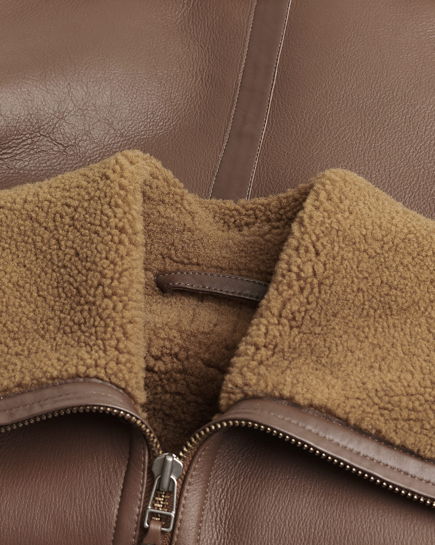 Men | Pre-owned Coats & Jackets | Pre-owned | Tiger of Sweden Dace Shearling Jacket Brown M