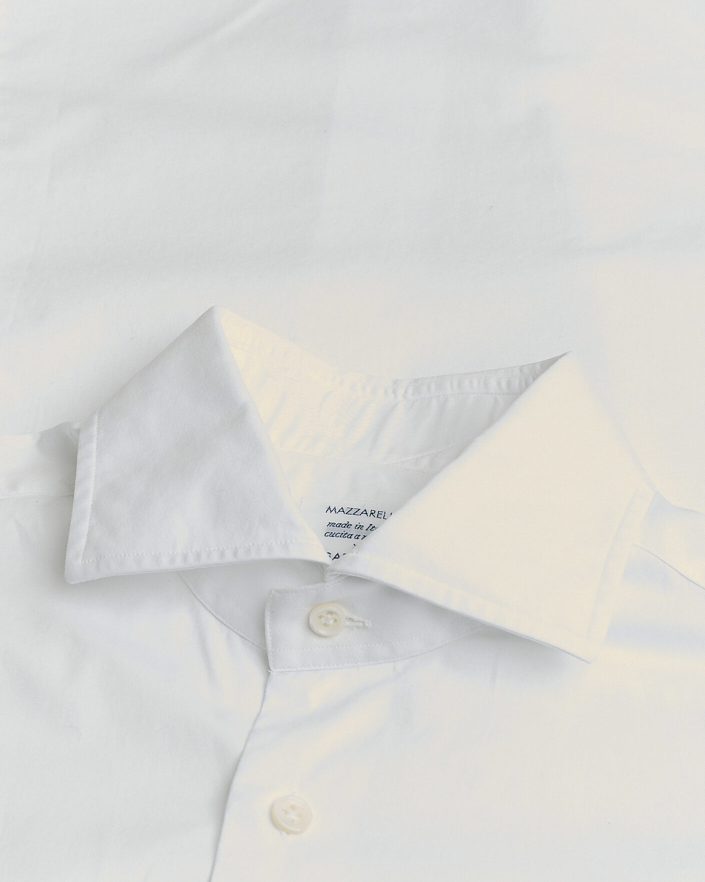 Men | Pre-owned Shirts | Pre-owned | Mazzarelli Soft Cotton Shirt White 39 - M