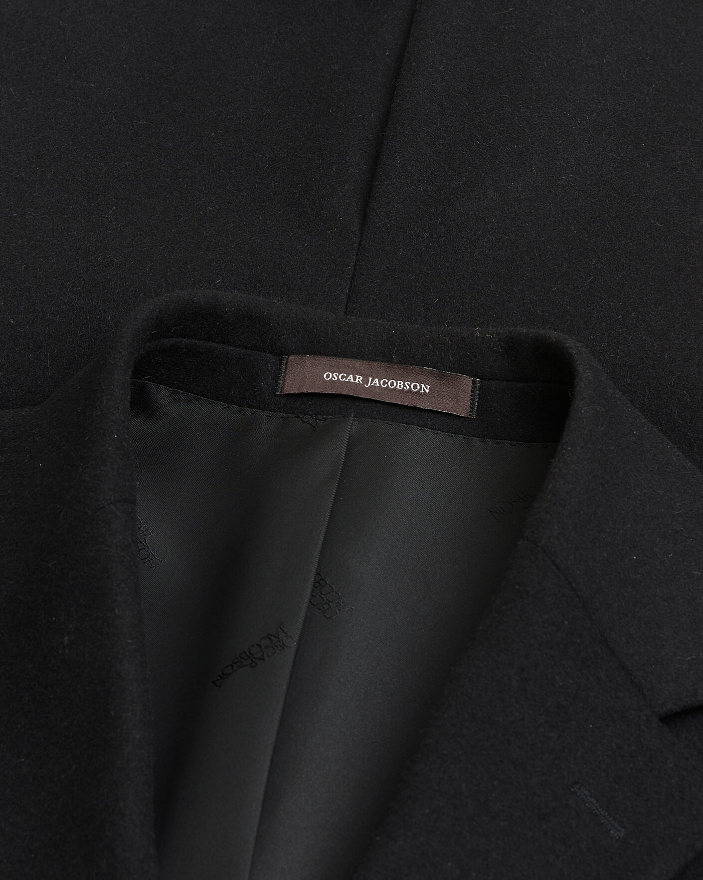 Men | Pre-owned Coats & Jackets | Pre-owned | Oscar Jacobson Sonny Wool Coat Black 48
