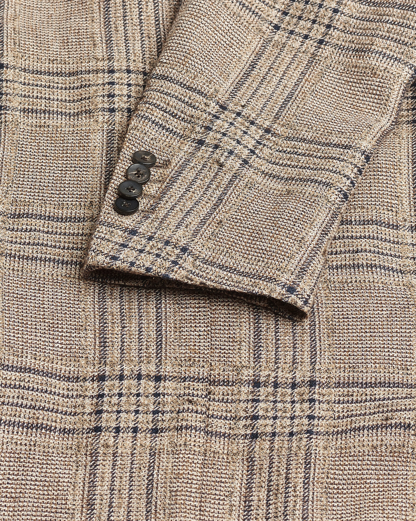 Men | Pre-owned Blazers | Pre-owned | Lardini Silk Blend Checked Blazer Brown 54