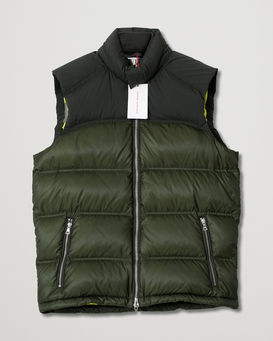 Men | Coats & Jackets | Pre-owned | Orlebar Brown Issac Down Vest Forest Green L