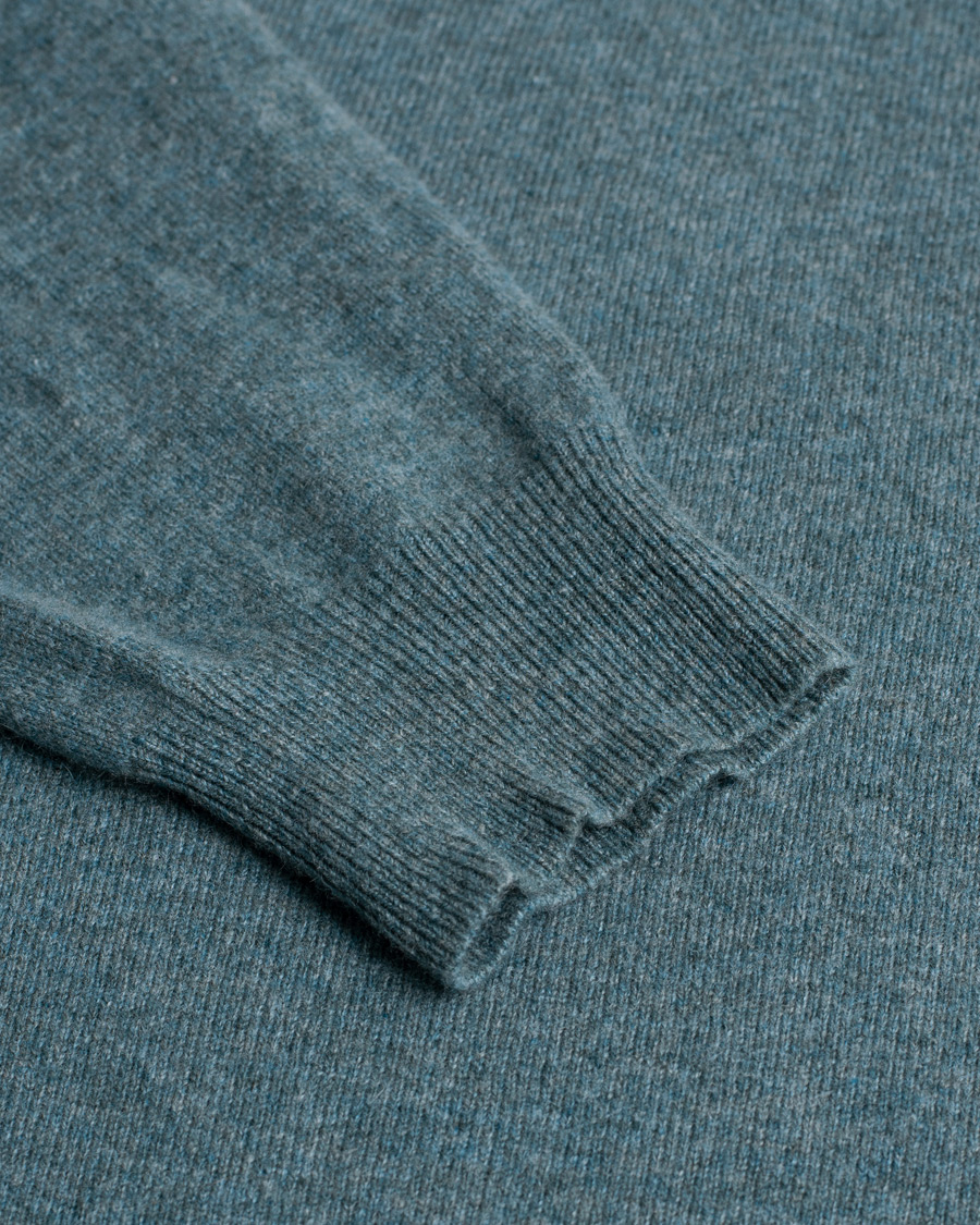 Men | Sweaters & Knitwear | Pre-owned | N.Peal Cashmere V-Neck Turquoise S