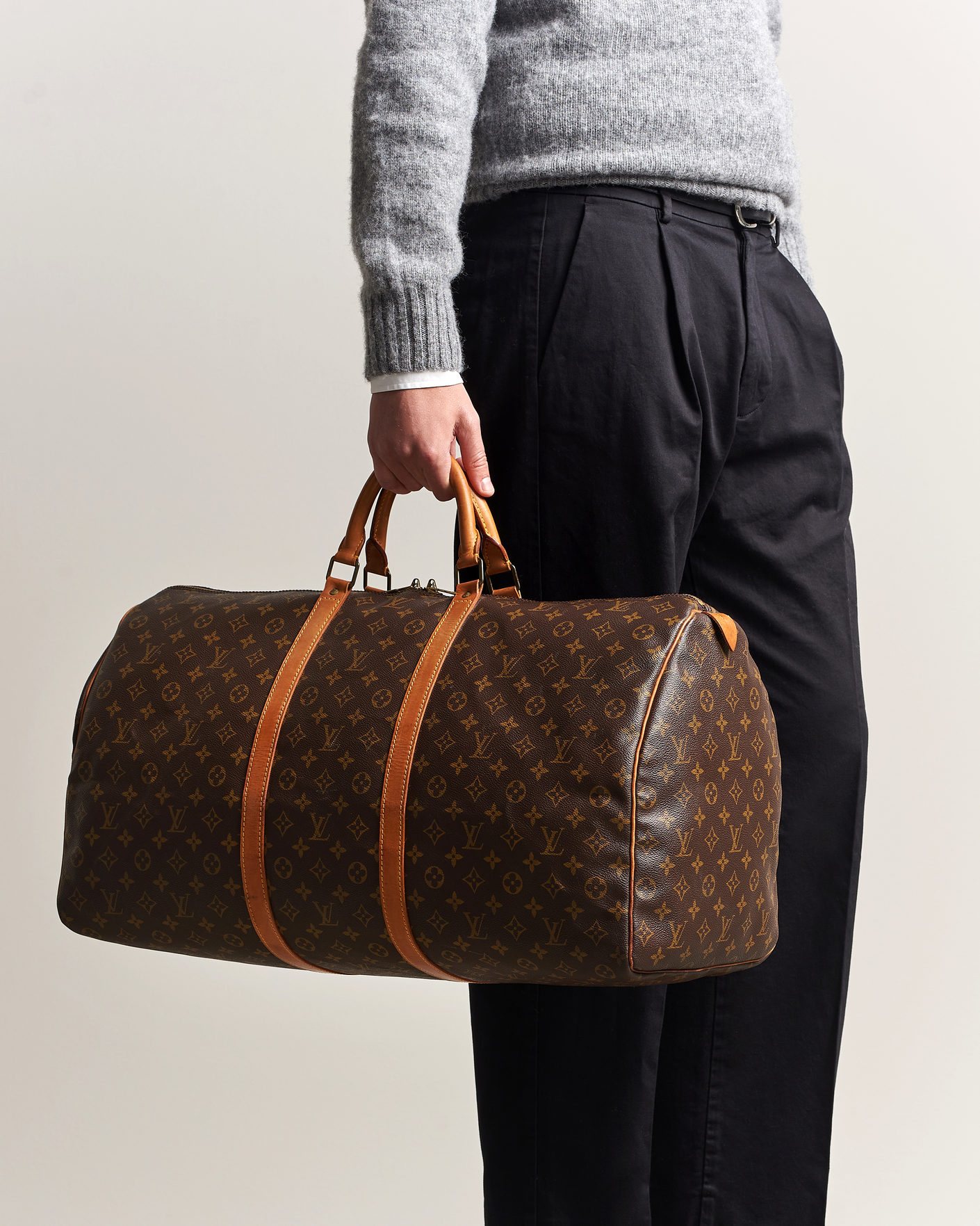 Louis Vuitton Pre-Owned Keepall 60 Bag Monogram at CareOfCarl.com