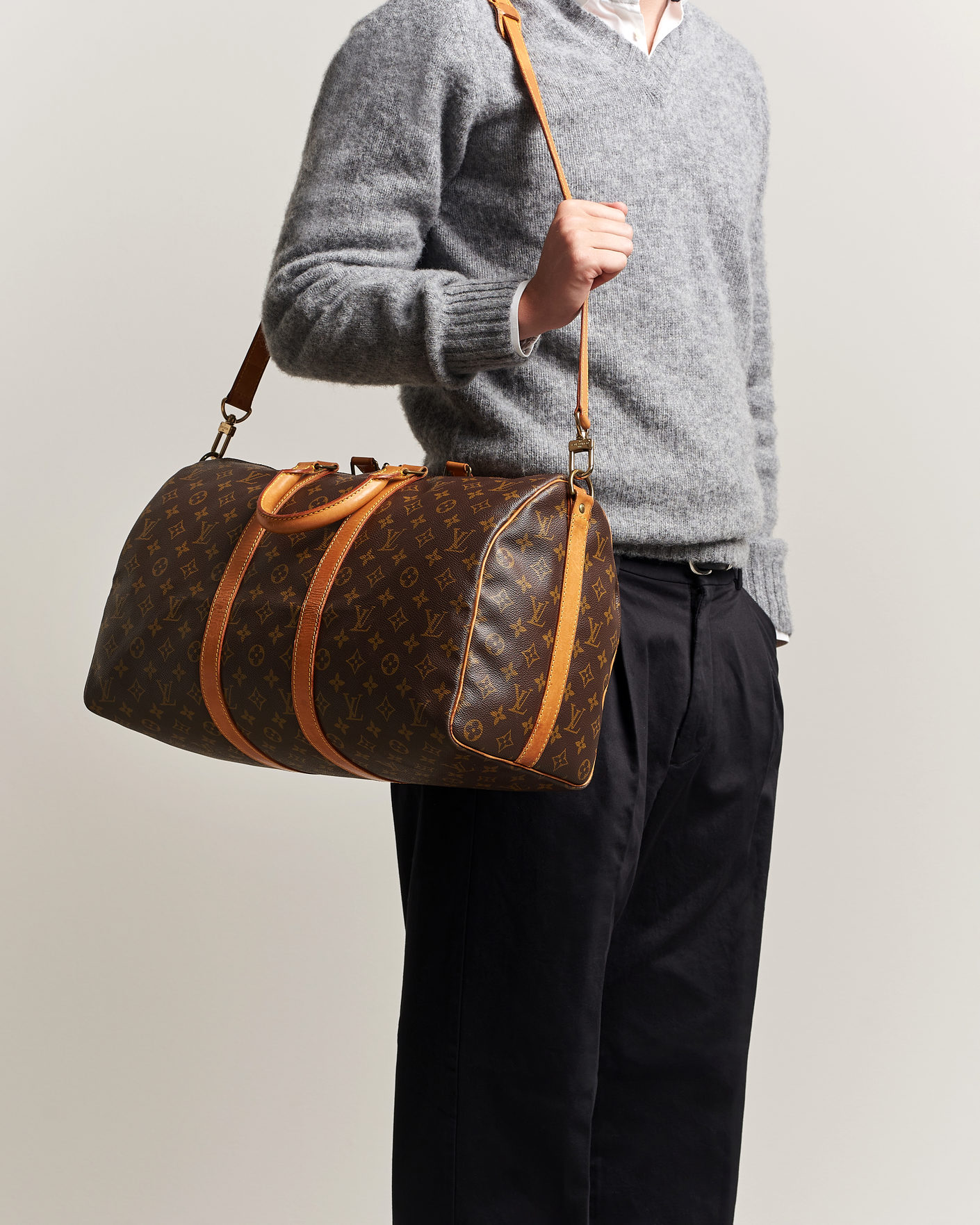 Men | Pre-Owned & Vintage Bags | Louis Vuitton Pre-Owned | Keepall 45 Bandouliére Monogram