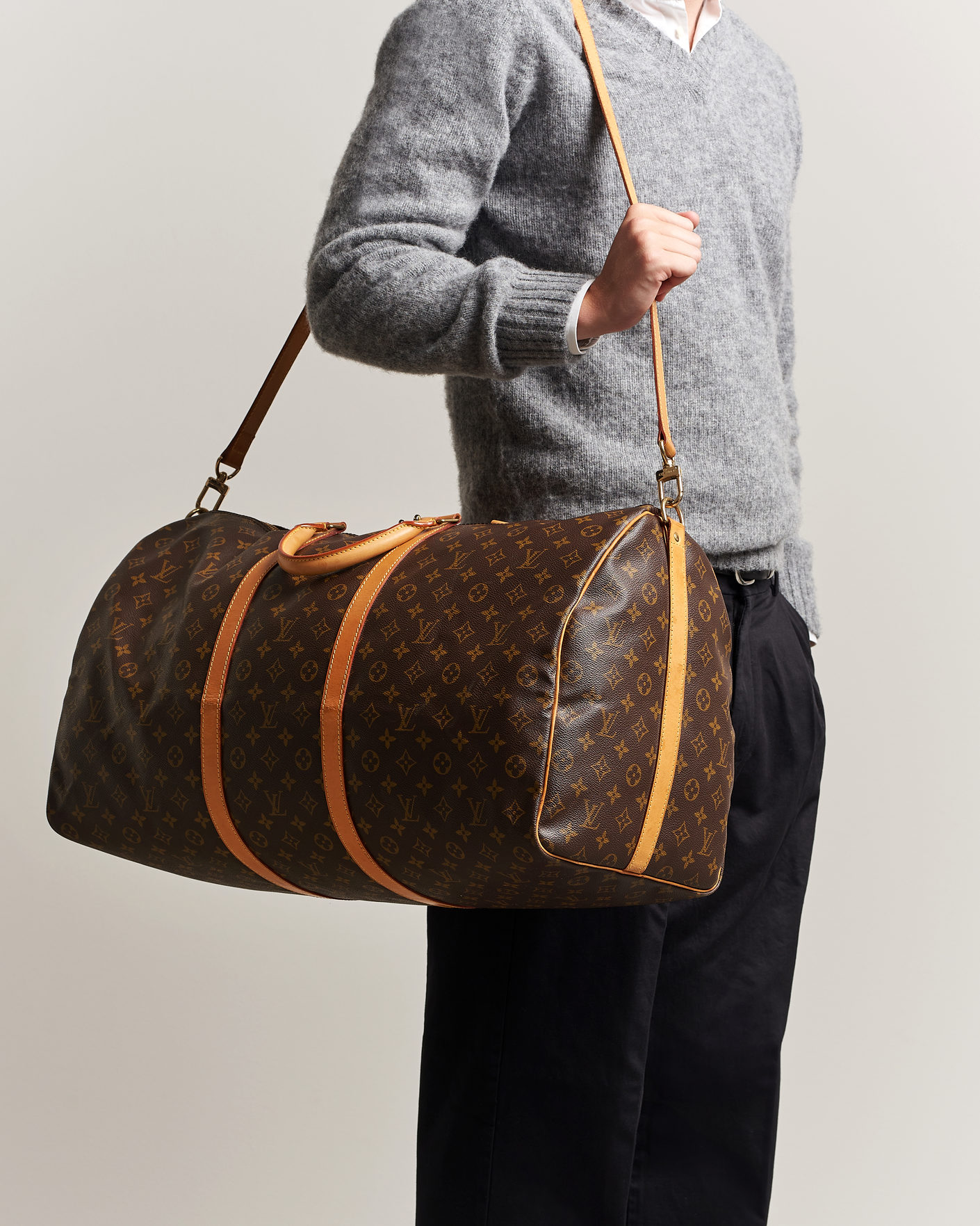Men | Pre-Owned & Vintage Bags | Louis Vuitton Pre-Owned | Keepall Bandouliére 60 Monogram