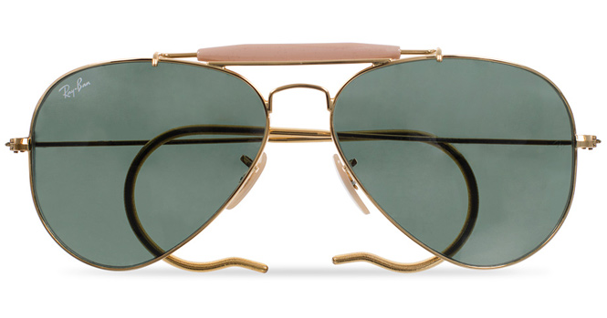 Ray-Ban RB3030 Outdoorsman Sunglasses Arista/Crystal Green