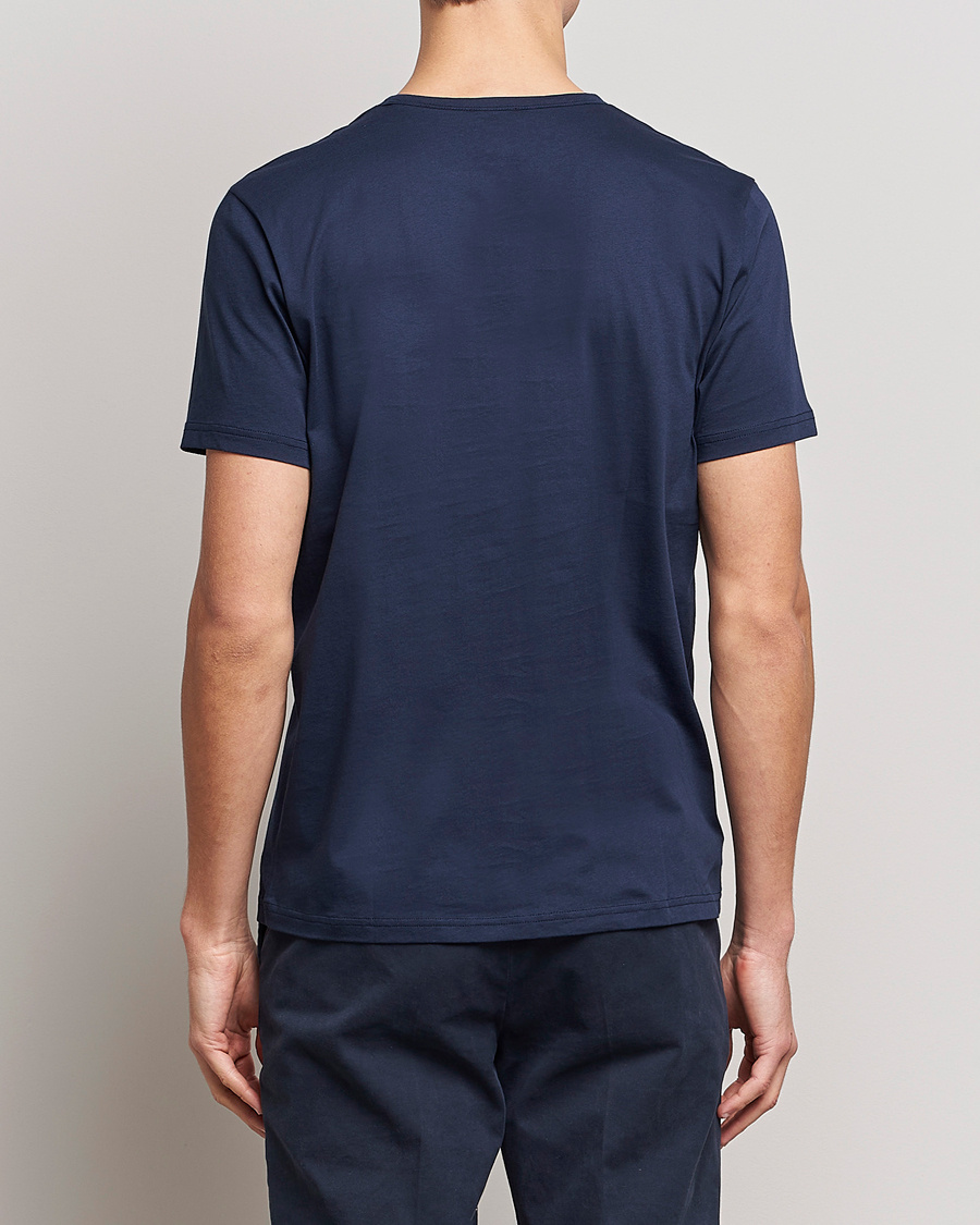 Solid Cotton T-Shirt Navy at CareOfCarl 